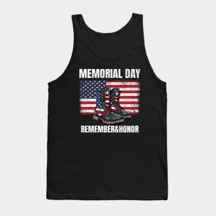 Memorial Day Remember&Honor Tank Top